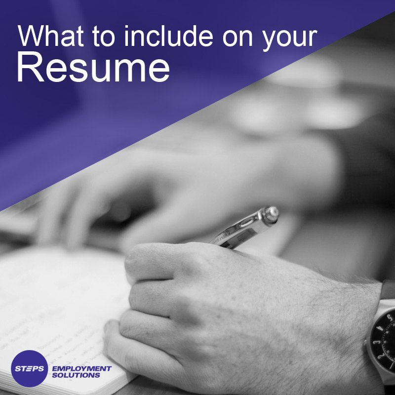 What include resume