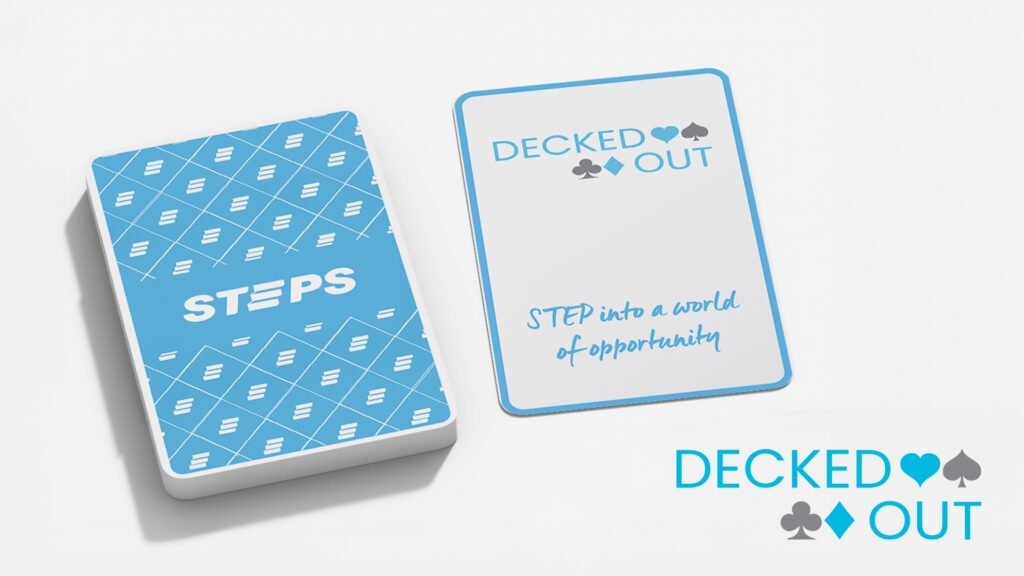 Decked Out cards showing employability skills tasks