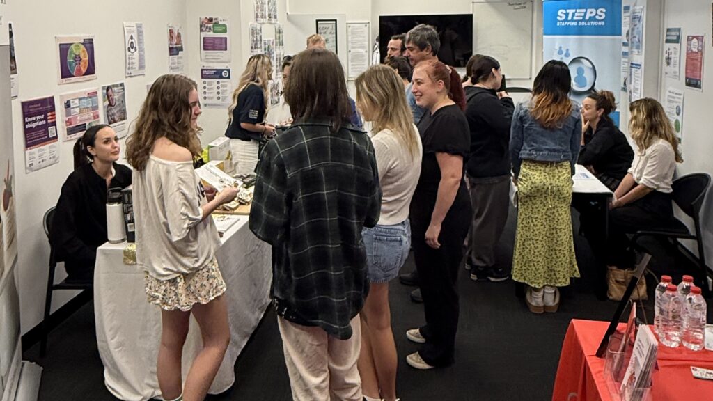 STEPS participants and local jobseekers at Sunshine Coast Employment Expo
