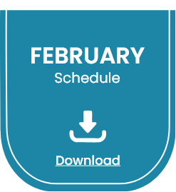 Download our February schedule