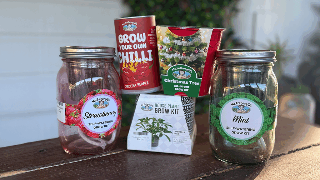 A selection of grow kits
