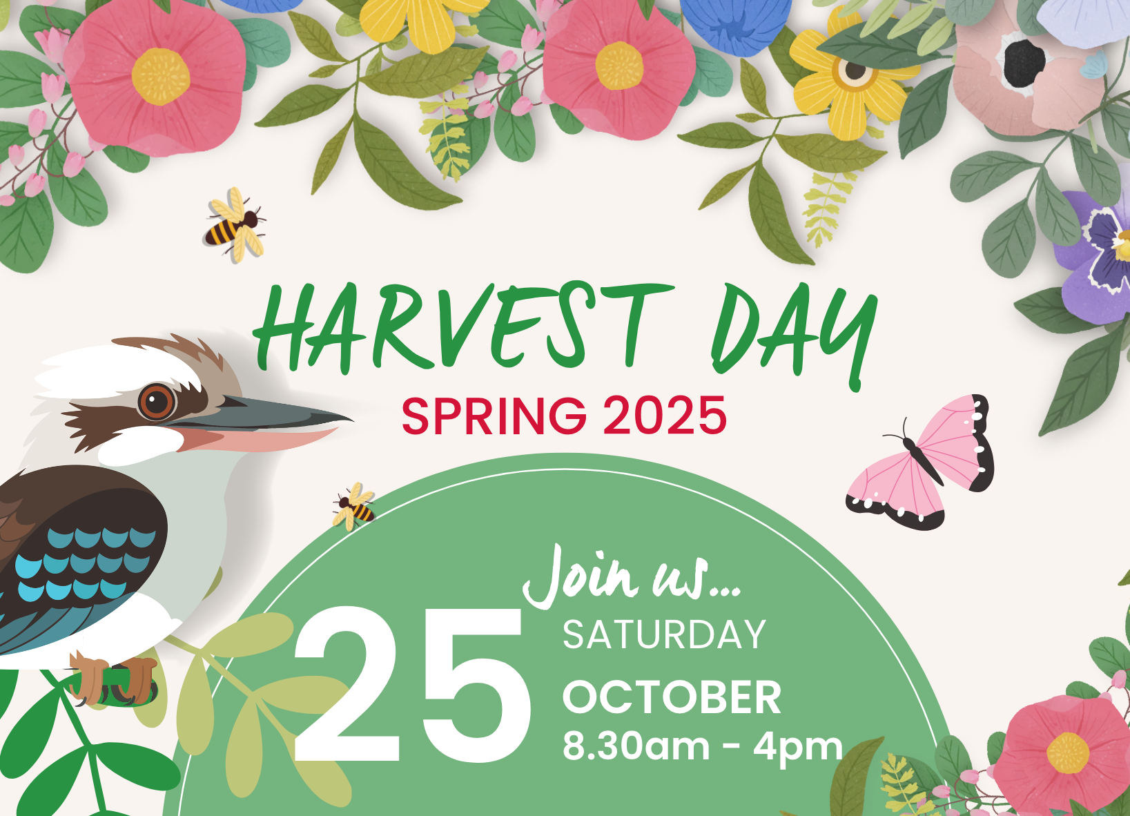 Harvest Day Spring website mobile