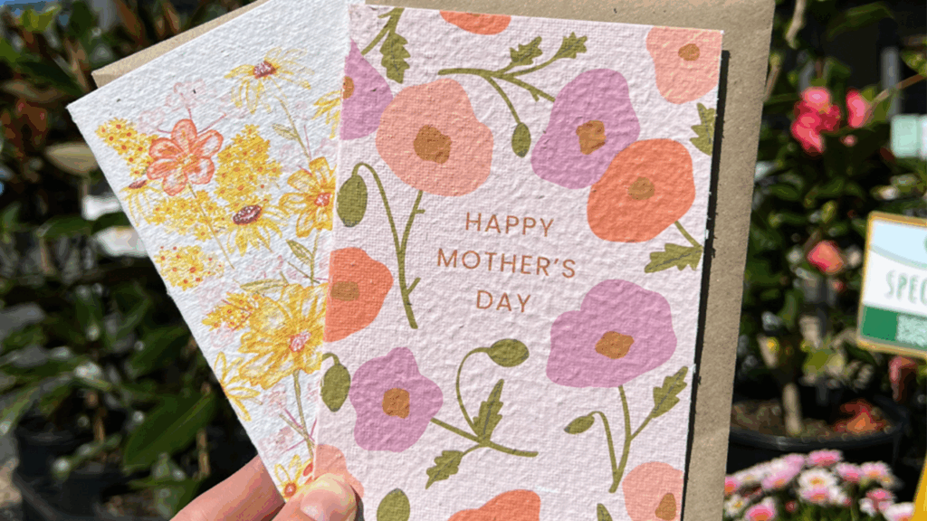 Mother's day cards at the STEPS Garden Centre