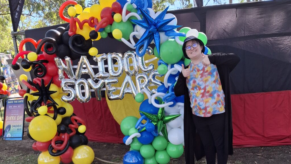 STEPS participants and team members in Bundaberg celebrate NAIDOC Week.
