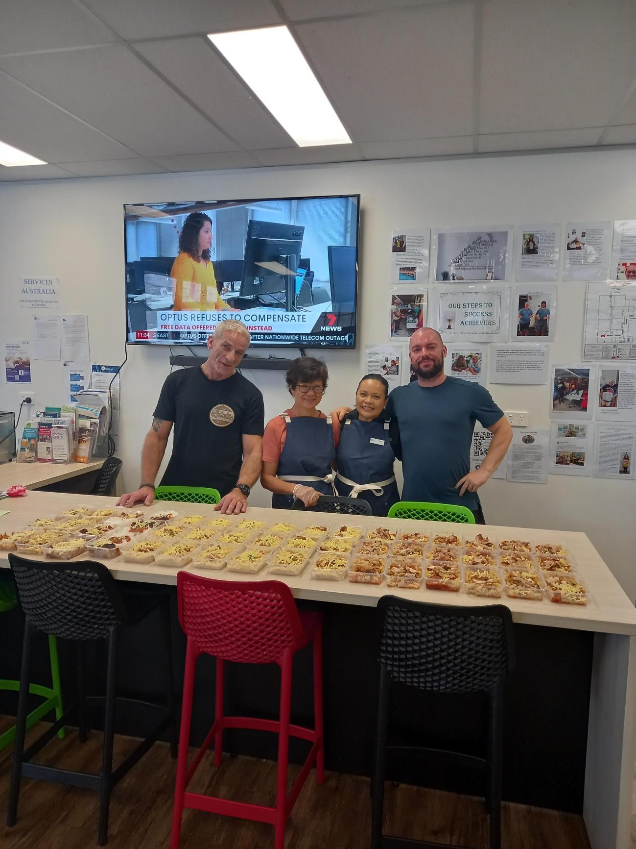 Meals cooked by Cairns SEE students to support Rosies.