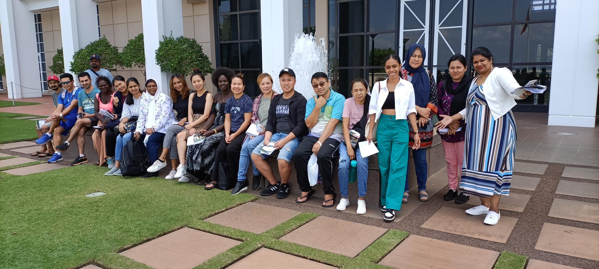 Palmerston SEE and AMEP students attended NT Parliament House