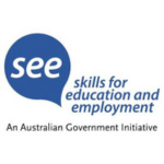 Skills for Education and Employment (SEE) program logo.