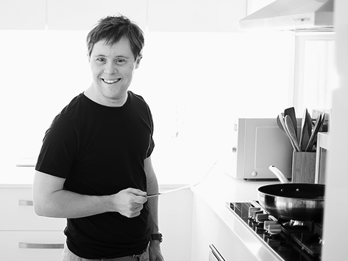 steps-charity-pathways-student-tom STEPS Pathways College student in kitchen